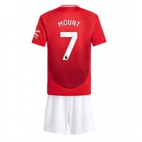 Manchester United Mason Mount #7 Replica Home Minikit 2024-25 Short Sleeve (+ pants)